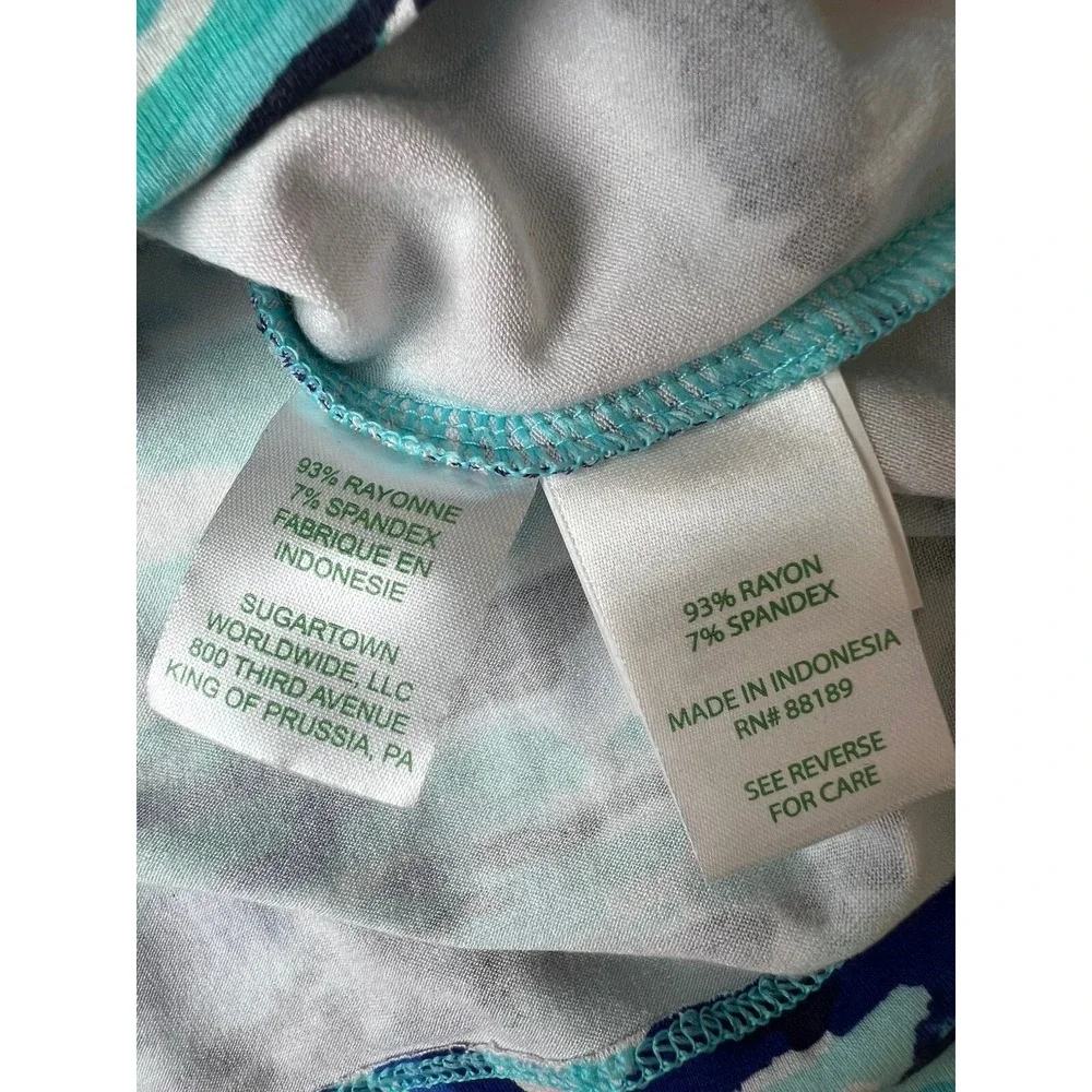 LILLY PULITZER Girls Size XL 12-14 Dress SAILBOAT Beach Colorful Preppy